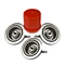 Outdoor cooking stove gas valve